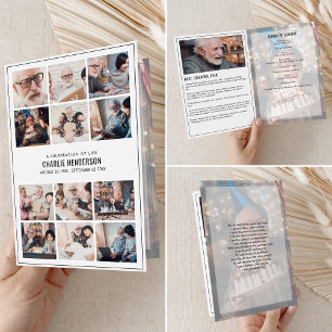 Modern 15-foto-begravning med bioteknik och Dikt Program