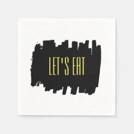 Modern 16:e födelsedagsfestens blöjor pappersservett