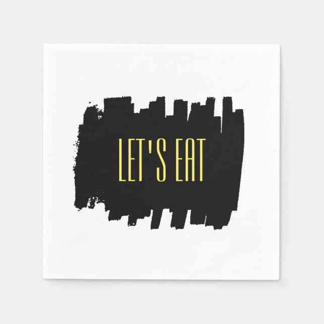 Modern 16:e födelsedagsfestens blöjor pappersservett (Framsidan)