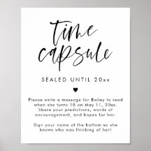 Modern 1:a födelsedagarskylt