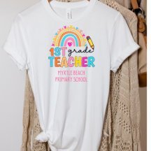 Modern 1:a Klass Rainbow Teacher School Namn