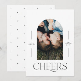 Modern 1 fototypografi svart + vit jul
