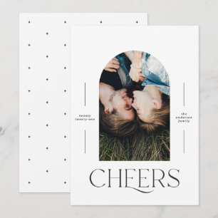 Modern 1 fototypografi svart + vit jul