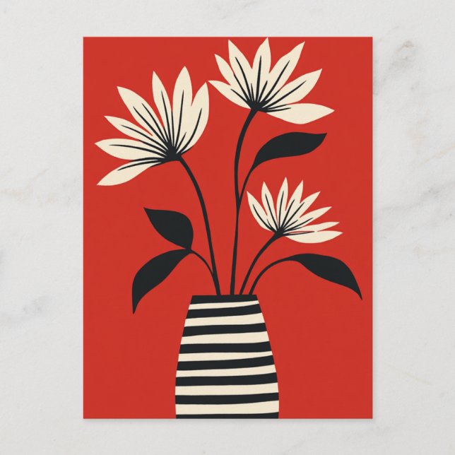 Modern 2008 i mitten av århundradet vykort (Framsida)