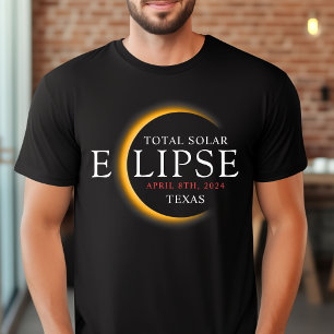 Modern 2024 Texas Total Solar Eclipse Family Group T Shirt