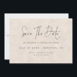 Modern 2025 Cream Struktur Studenten Spara Datumet<br><div class="desc">Modern Script 2025 Cream Struktur Effect Background Studenten är digitalt tillgänglig och tryckt. En snyggt anger typografi för huvudrubriken Spara det datum som kompletterar resten av texten som du enkelt kan anpassa.</div>