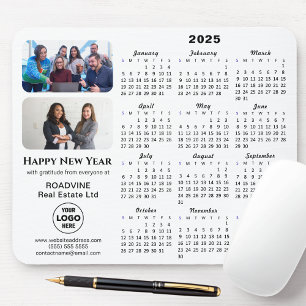 Modern 2025-kalender - Business Logotyp 2 - foto - Musmatta
