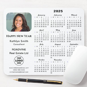 Modern 2025-kalender - Business Logotyp Photo Simp Musmatta