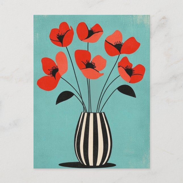 Modern 216 i mitten av århundradet vykort (Framsida)