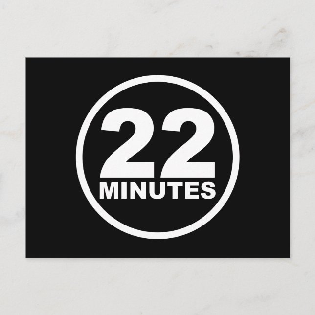 Modern - 22 minuter vykort (Framsida)