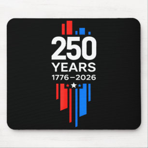 Modern 250 år usa design - 1776 till 2026 musmatta