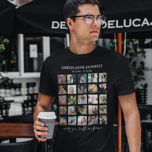 Modern 25 Fotos Collage Minnes-T-Shirt T Shirt