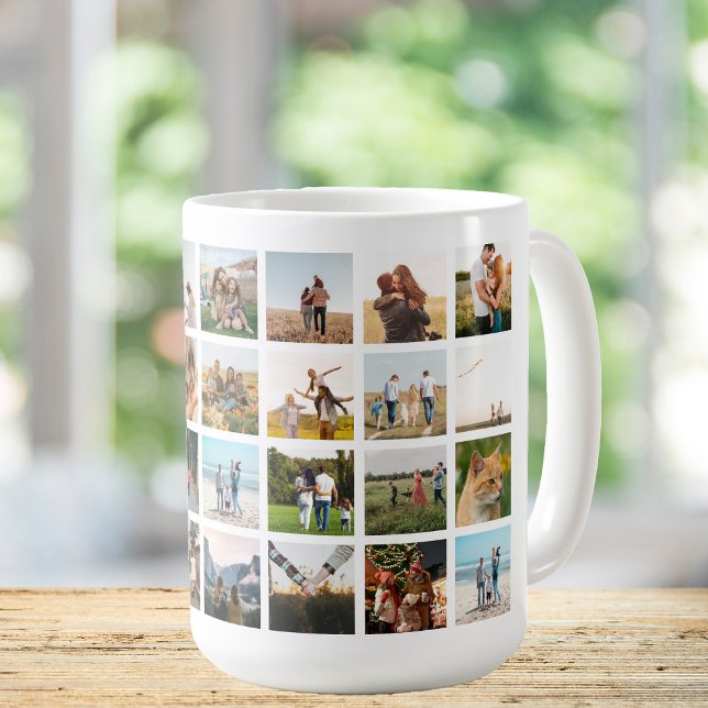 Modern 28 fotokollage kaffemugg (Skapare uppladdad)