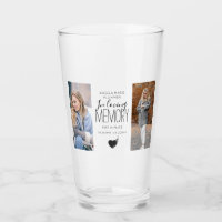 Modern 2-foto i Loving Memory Tribute