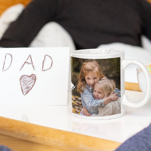 Modern 2 Fotokollage Nr 1 Pappa Kaffemugg