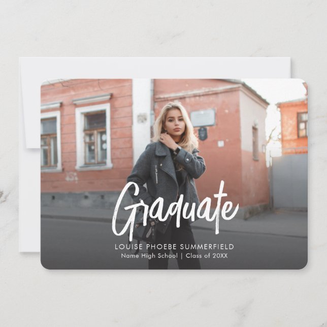 Modern 2 foton Studenten 2025-meddelande (Framsida)