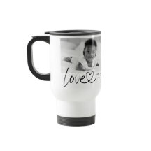 Modern 2-fotoskript Kärlek