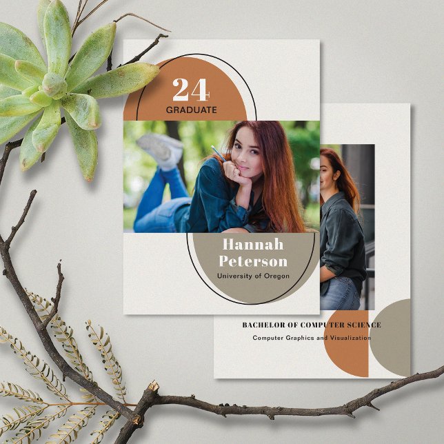 Modern 2 Photo Universiteten Pumpkin Taupe Meddelande (Skapare uppladdad)