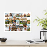Modern 35 fotokollage poster<br><div class="desc">Skapa din egen personlig fotokollage poster med 35 av dina favoritfoton.</div>