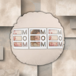 Modern 3-bilds fotogalleria Minnesgåva till Mors d Rund Kudde