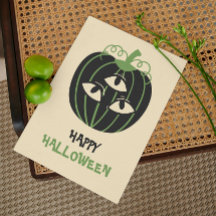 Modern 3-Eyed Pumpkin Happy halloween Personlig