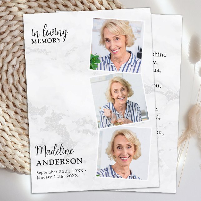 Modern 3-foto-minneskort - stämpel (Skapare uppladdad)