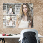 Modern 3-foto Studenten Canvastryck<br><div class="desc">Modern 3 fotokollage studenten. Foto kredit till DzeeShah via Pixabay med licens enligt CC0. Template bilder måste ersättas med dina egna foton</div>