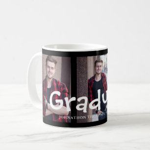 Modern 3-foto Studenten Kaffemugg