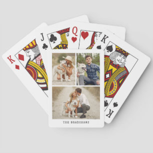 Modern 3-fotogalleri casinokort