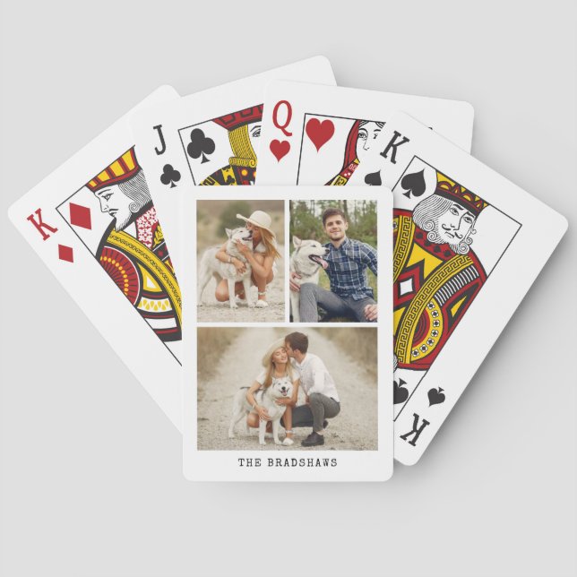 Modern 3-fotogalleri casinokort (Baksidan)