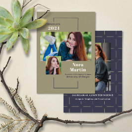 Modern 3-fotomarinförsäljning meddelande