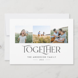 Modern 3-fotorosthög är tillsammans typografi