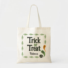 Modern 3-ögd Pumpkin Spooky Kids'Halloween Tygkasse
