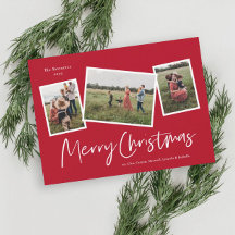 Modern 3 Photo Collage God jul