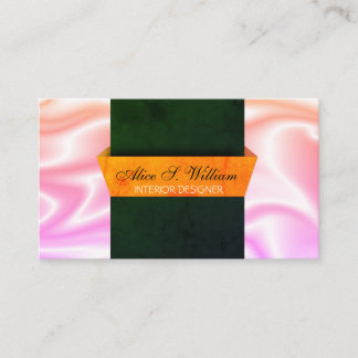 Modern 3D-designer Designad Insida Visitkort