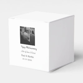 Modern 40-årsjubileum för lycklig lägger till namn presentaskar