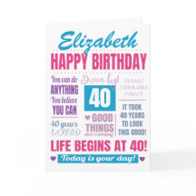 Modern 40:e födelsedag