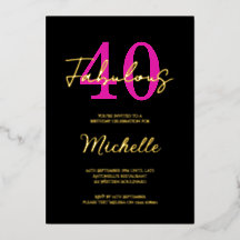 Modern 40 och fantastisk 40-årsfest