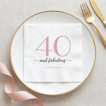 Modern 40 och fantastisk djärv 40-årsfest