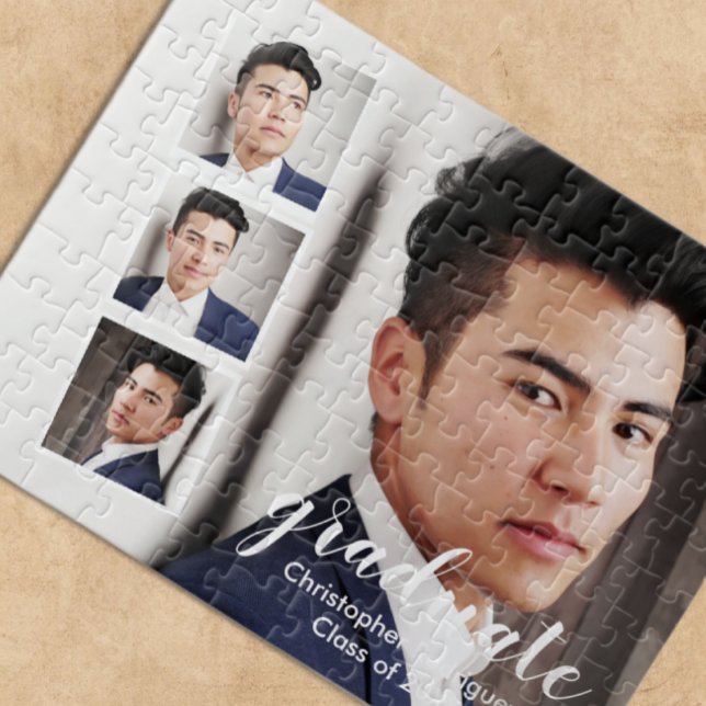 Modern 4 Foto Examen Pussel (Skapare uppladdad)