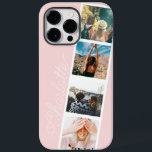 Modern 4-fotostödrastersamverkan namn på  rosa<br><div class="desc">Modern 4-fotostödrastersamverkan namn på  rosa med en fotobågsortering i stil</div>