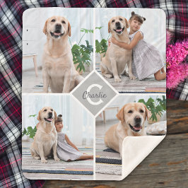 Modern 4 Photo Collage Pet Hund