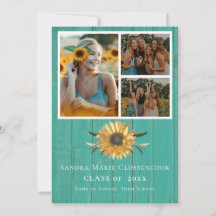 Modern 4 Photo Collage Sunblomma studenten Annou