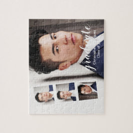 Modern 4 Photo Graduation Pussel