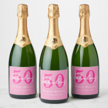 Modern 50 och fantastisk rosa 50-årsfest