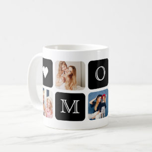 Modern 5-foto "Mamma" Mugg