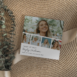 Modern 5 Foto Strip Collage Meddelande