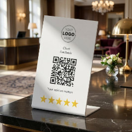 Modern 5-stjärnig lyx Feedback QR-kod