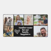 Modern 6 fotokollage och Anpassningsbar av text, M