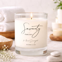 Modern 70 and Fabulous 70th Birthday Party